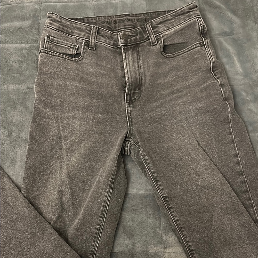 BLACK MOM JEAN, american eagle